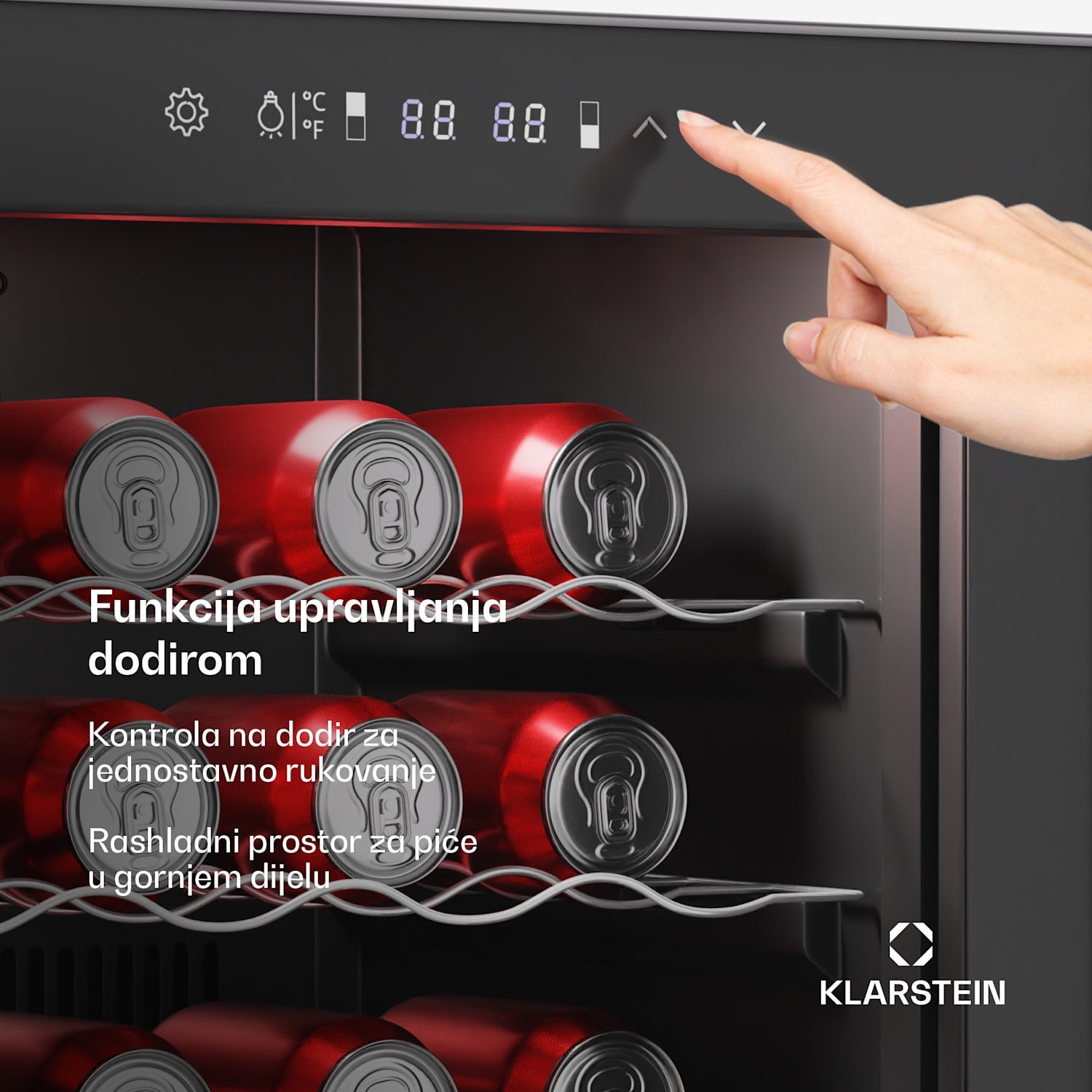 Klarstein Bovella 36 Duo+ hladnjak za vino 04